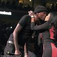 Meek Mill and Nicki Minaj share kiss at Power 99 FM's Powerhouse gig in Philadelphia, Pennsylvania