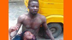 Elepo and Lateef after the stabbing