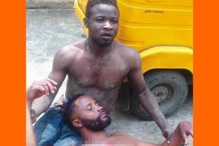 Elepo and Lateef after the stabbing