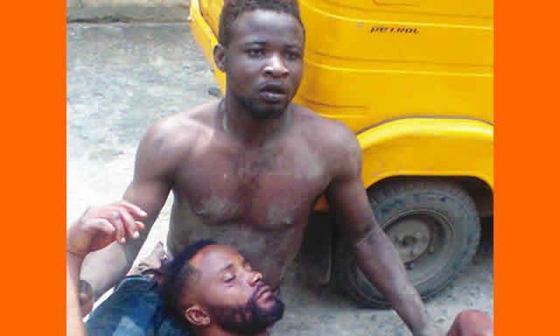 Elepo and Lateef after the stabbing