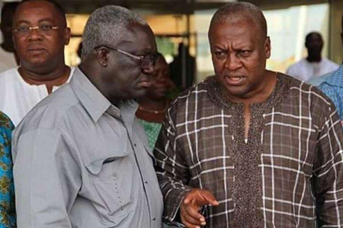 TUC boss, Kofi Asamoah with President Mahama