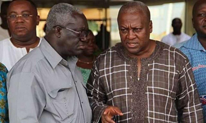 TUC boss, Kofi Asamoah with President Mahama