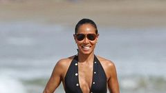 Jada Pinkett Smith in Versace swimsuit