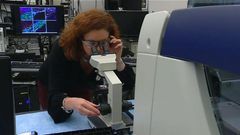 She’s talking about colorful images of tissue samples at the cellular level -- under a microscope.