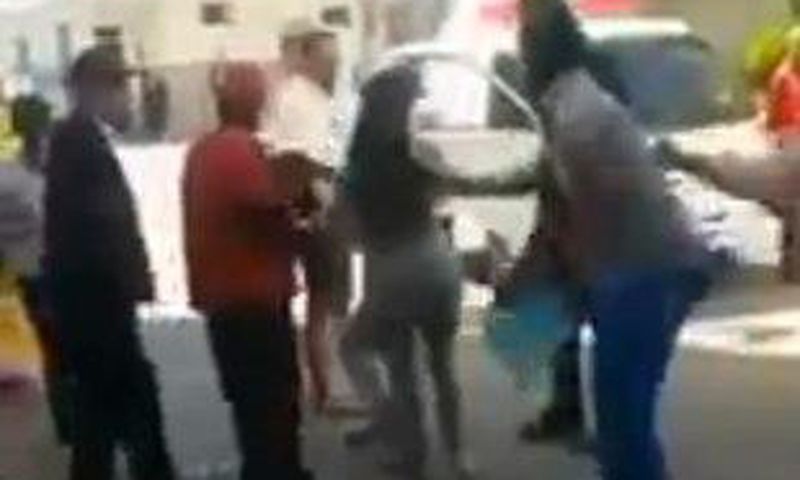Angry mob harass women 'because they were scandalously dressed'