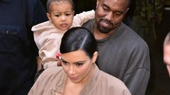 Kim Kardashian, North and Kanye WEst in Armenia