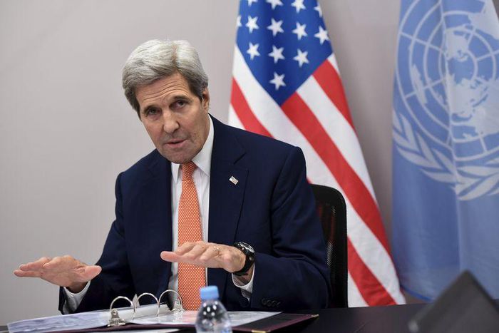 US Secretary of State John Kerry speaks in a file photo.