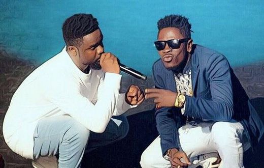 Sarkodie [left] and Shatta Wale [right]