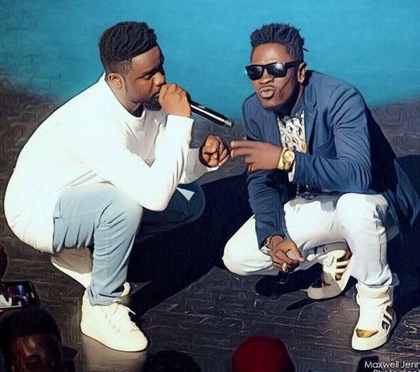 Sarkodie [left] and Shatta Wale [right]