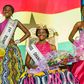 Antoinette Delali Kemavor [seated] crowned Miss Ghana 2015
