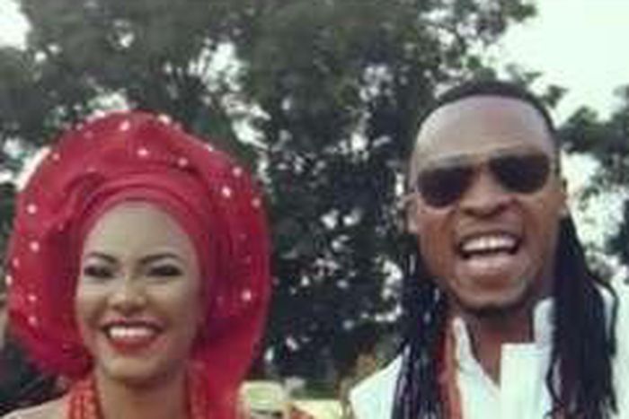 Flavour and Anna Banner, the mother of his second child.