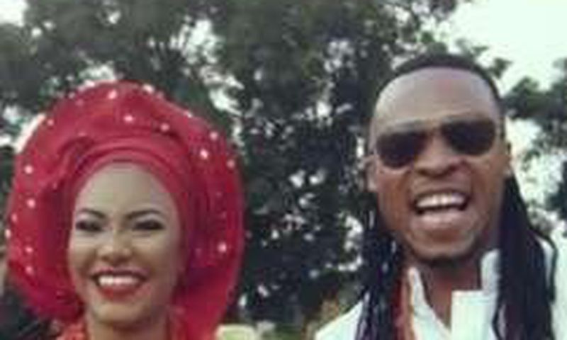 Flavour and Anna Banner, the mother of his second child.