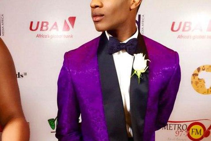 Denola Grey looking dapper in Taryor Gabriels