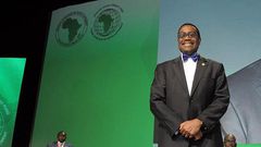 A dapper Adesina at an African Development Bank event.