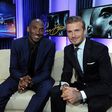 David Beckham and Kobe Bryant
