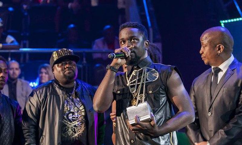 Sarkodie speaking after winning BET award