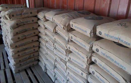 Bags of cement
