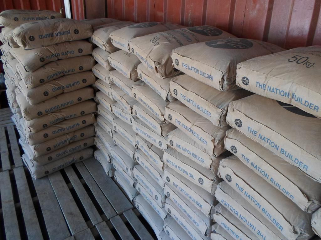 Bags of cement