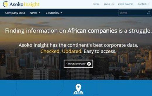 Asoko Insights homepage