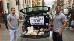2 guys went viral after vowing to feed the homeless every week of December