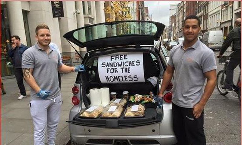 2 guys went viral after vowing to feed the homeless every week of December