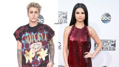 Justin Bieber, Selena Gomez at American Music Awards 2015 in L.A