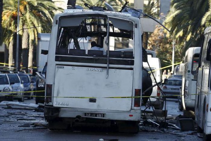 Tunisia dismisses security officials after suicide bus bombing