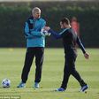 Arsene Wenger and Santi Carzola