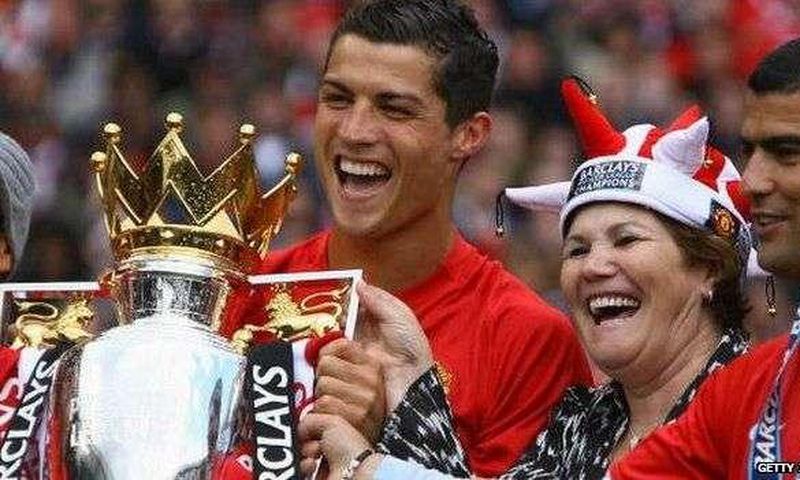 Dolores Aveiro and Cristiano Ronald