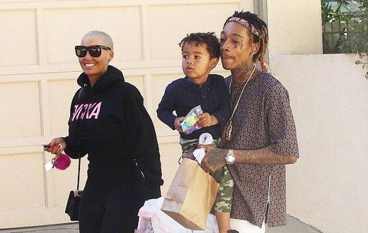 Wiz Khalifa, Amber Rose, Sebastian