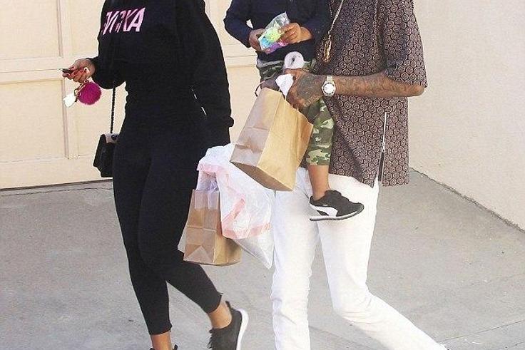 Wiz Khalifa, Amber Rose, Sebastian