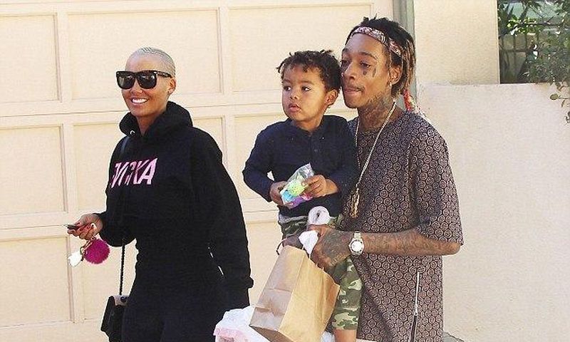 Wiz Khalifa, Amber Rose, Sebastian