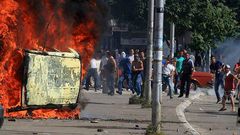 Kosovo police say shots fired, car set on fire in ethnic Serb village
