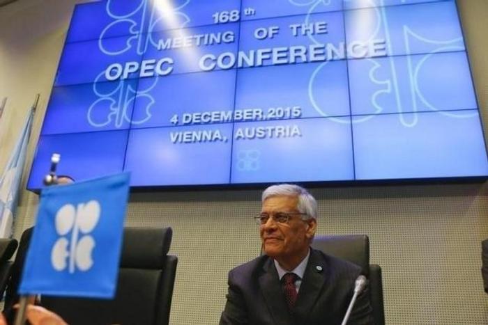 OPEC's secretary general Abdullah al-Badri at the conference