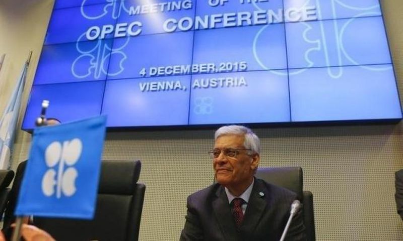 OPEC's secretary general Abdullah al-Badri at the conference