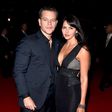 Matt Damon and  Luciana Barroso