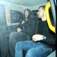 Per Mertesacker and Aaron Ramsey party with their Arsenal teammates at a London nightclub