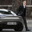 James Bond getting out of the DB10