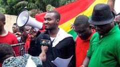 Some members of pressure group, Occupy Ghana