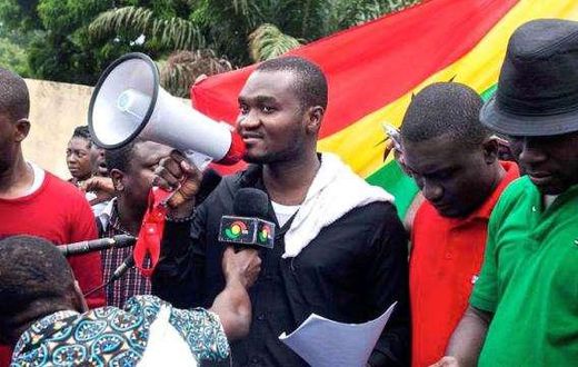 Some members of pressure group, Occupy Ghana