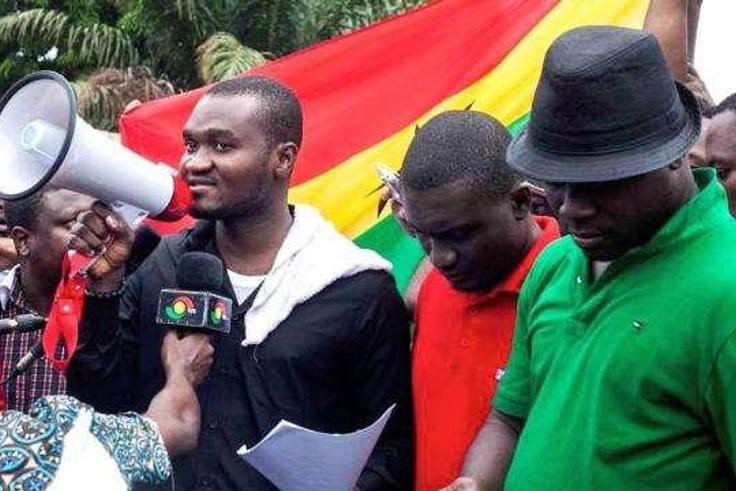 Some members of pressure group, Occupy Ghana