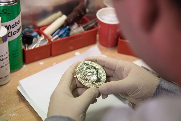 Nobel Peace Prize winners take home first medal made from ethical gold