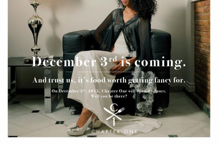 Villa Monticello launched new restaurant, Chapter One, on 3rd December last year