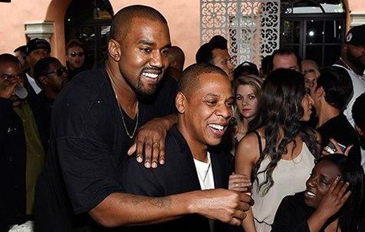 Kanye West and Jay Z back as friends at the Roc Nation pre-Grammy brunch in Beverly Hills