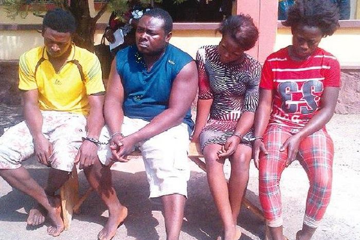 From left: Kenechukwu Amoke, Anayo Amoke, Oluchi Asadu  and Maureen Uchenna