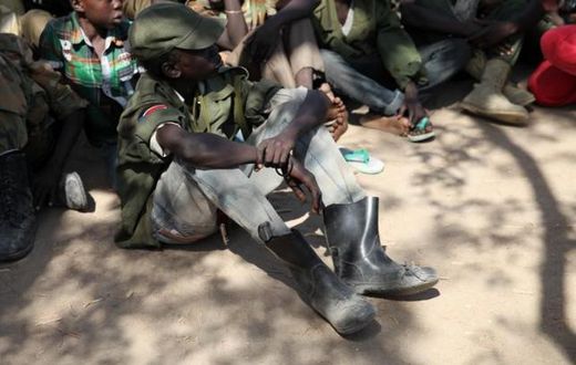 South Sudanese commanders use child soldiers as "cannon fodder"