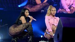 Nicki Minaj and Beyonce's performance at Jay Z's Tidal X Charity concert
