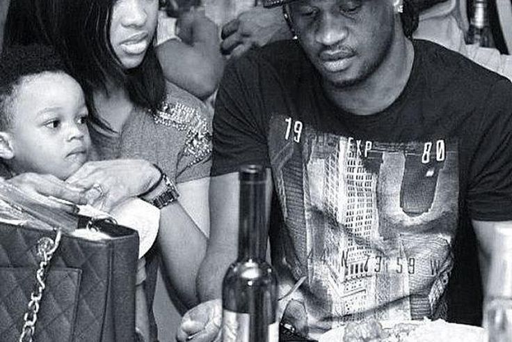 Paul Okoye with his wife Anita and son Andre