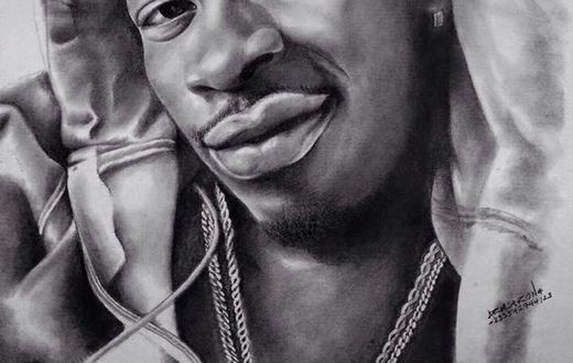 Shatta Wale painting