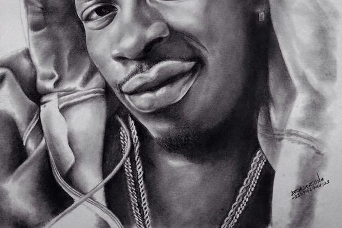 Shatta Wale painting